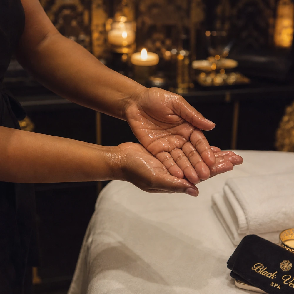 Relax masáž — Black Elixir Spa Praha
